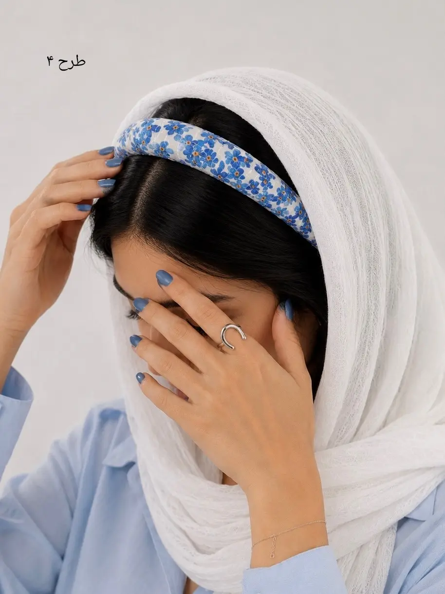 تل سر پارچه ای طرحدار